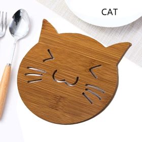 Cartoon Coasters Cup Carriers For Drinks Table Placemats Wood Drink Drinking Coaster Coffee Mug Rack Coffee Cup Stand Cup Coaster Wood Cup Wooden (Option: B)